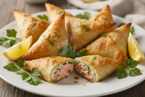 Pate brick et saumon dedans